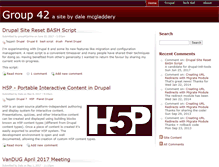 Tablet Screenshot of group42.ca